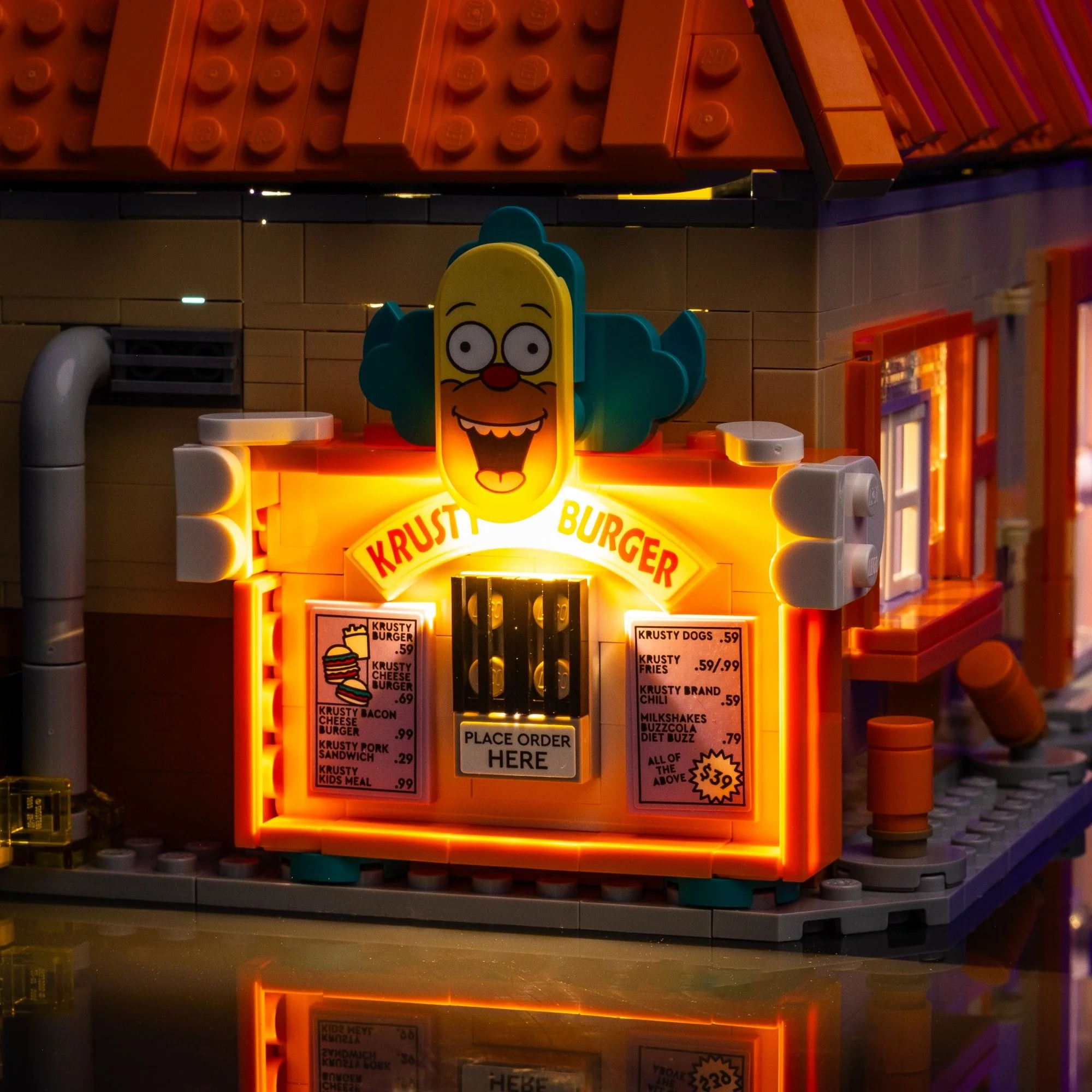 Light Kit for LEGO® The Simpsons™: Krusty Burger #10352 - Image 7